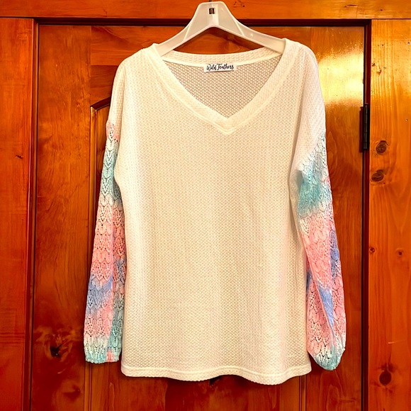 Wild Feathers Sweaters - Tye Dye Light Sweater